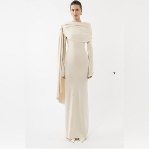 Arakii HARMONY GOWN Ivory off white Small NWOT